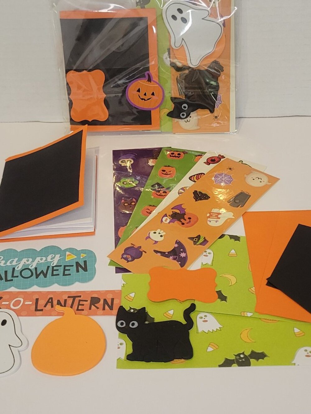 Kid's Halloween Junk Journal Ephemera Pack (Lot of 2) Handmade - Picture 2 of 5